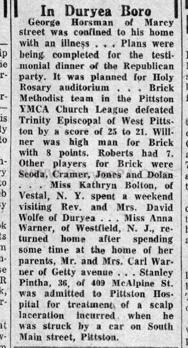 Duryea Pennsylvania Historical Homepage